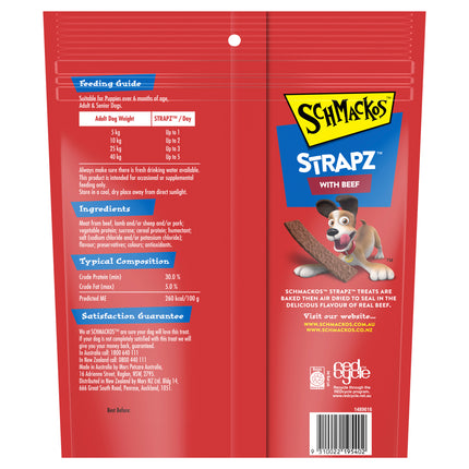 SCHMACKOS - STRAPZ Beef 1(kg)