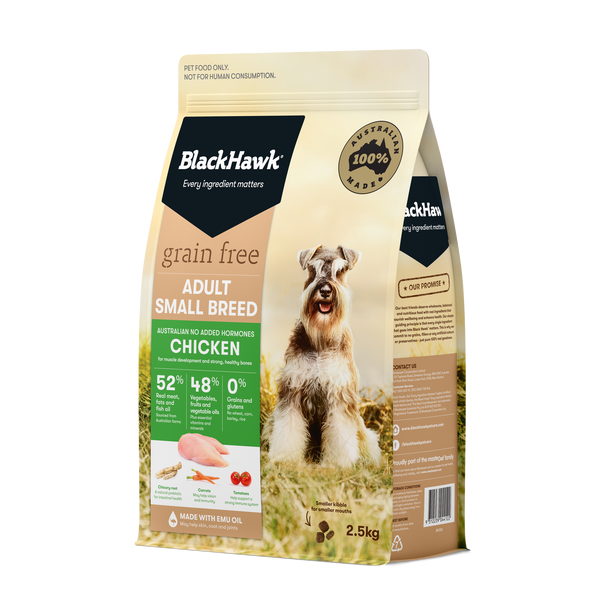 Black hawk small breed dog clearance food