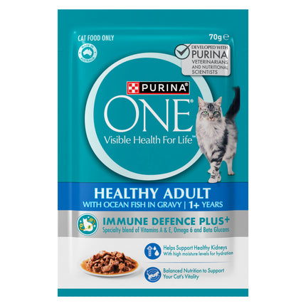Purina ONE Ocean Fish Multipack (12x70g)