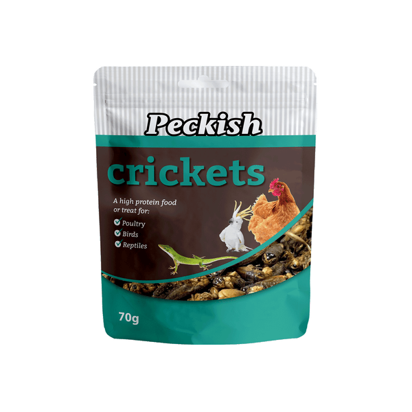 Peckish Dried Crickets (70g) Pets Domain