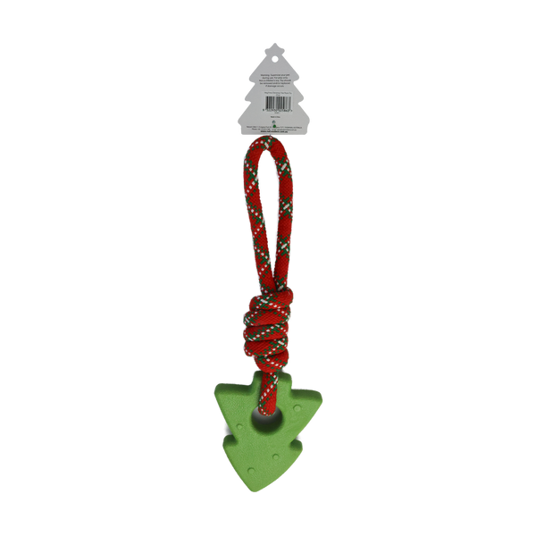 WagTime Christmas Tree Rope Toy (37cm) Pets Domain