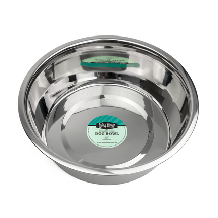 WagTime - Classic Stainless Steel Dog Bowl (4L)