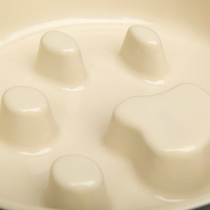 Scruffs - Icon Slow Feeder Pet Bowl Cream (16cm)