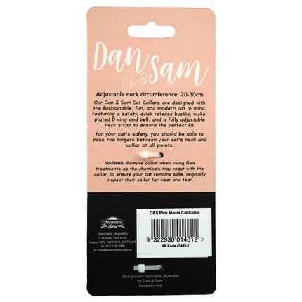 Dan & Sam - Cat Collar (Pink Mania)