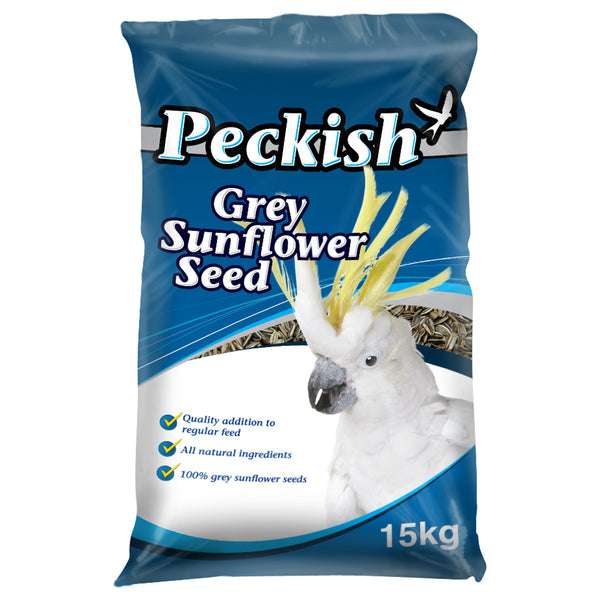 Peckish Grey Sunflower Seed (15kg) Pets Domain