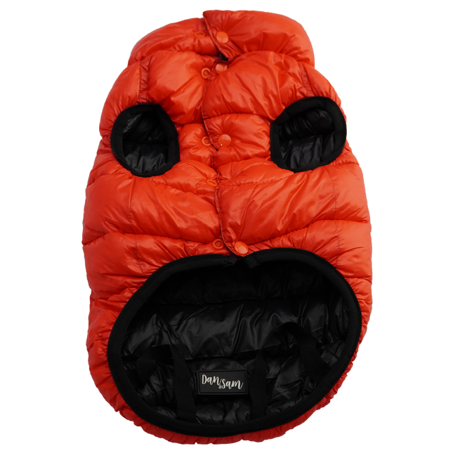 Dan & Sam - Reversible Puffer Jacket (Red/Black)