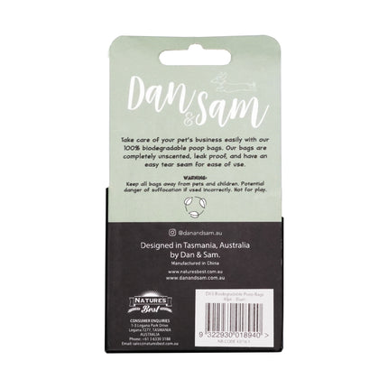 Dan & Sam - Biodegradable Poop Bags (Blush) (40pk)