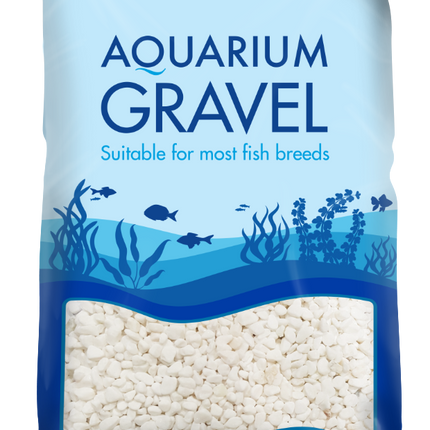 Aquamate - Natural Gravel 10kg (Snow White)