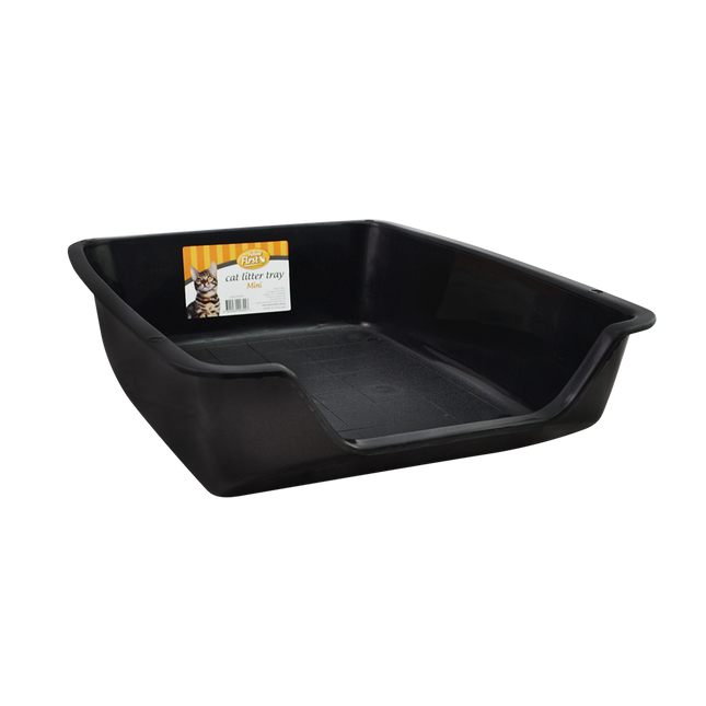Feline First - Mini Cat Litter Tray (Black)