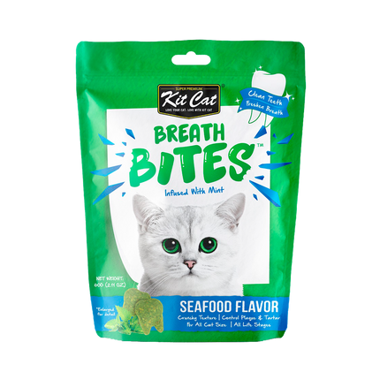 Kit Cat - Breath Bites Seafood Cat Treats (60g)