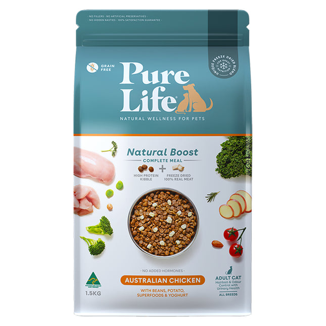 Pure Life - Natural Boost Chicken Cat Food