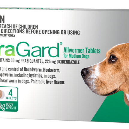 ParaGard - All Wormer (Medium 5-10kg) (4pk)