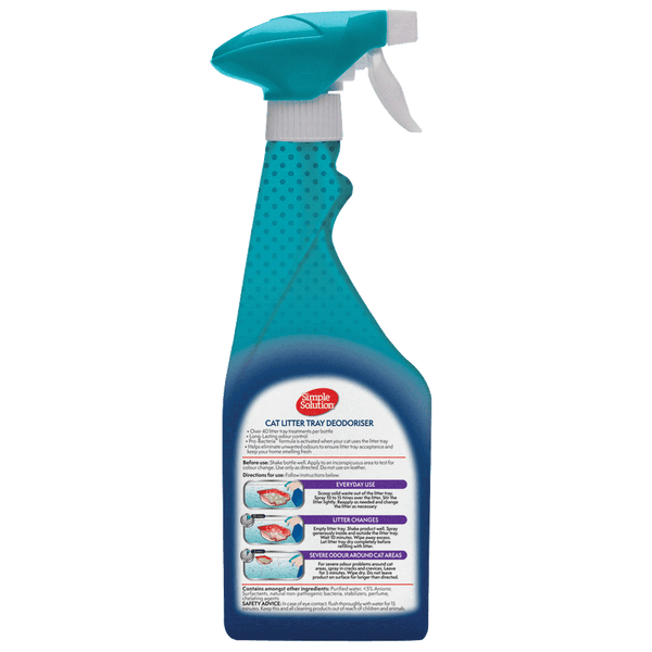 Simple solution litter box deodorizer top