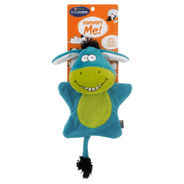 Total Care Crackle Belly Donkey Dog Toy Pets Domain