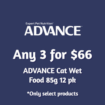 ADVANCE Cat Wet Food 12 x 85g Multi-Buy 3 for $66