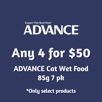 ADVANCE Cat Wet Food 7 x 85g Multi-Buy 4 for $50
