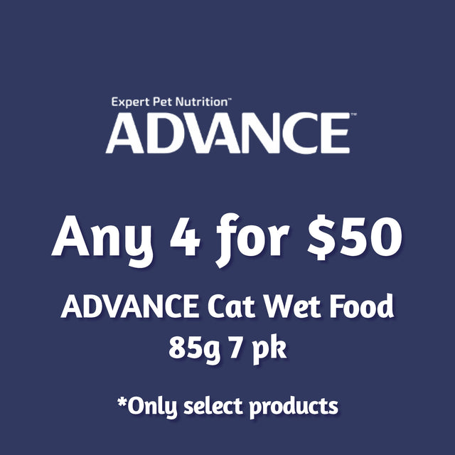 ADVANCE Cat Wet Food 7 x 85g Multi-Buy 4 for $50