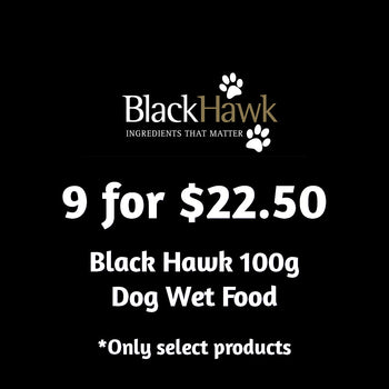 Black Hawk 100g Dog Wet Food Multi-Buy - 9 for $22.50