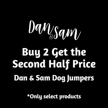 Dan & Sam Dog Patterned Jumpers – Buy 2, Get the 2nd Half Price