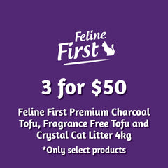 Collection image for: Feline First Premium Cat Litter 4kg Multi-Buy 3 for $50