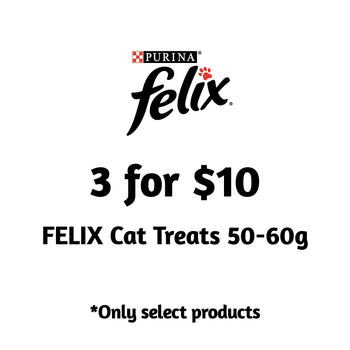 FELIX Cat Treats 50-60g Multi-Buy 3 for $10