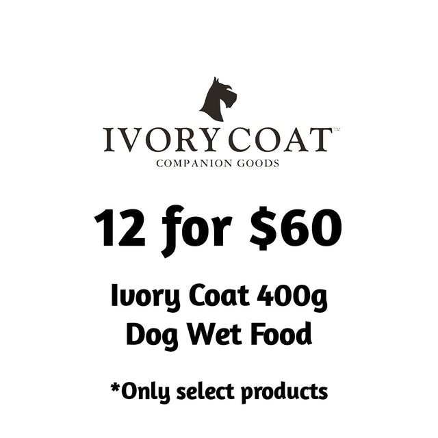 Ivory Coat Dog Wet Food 400g Multi-Buy 12 for $60