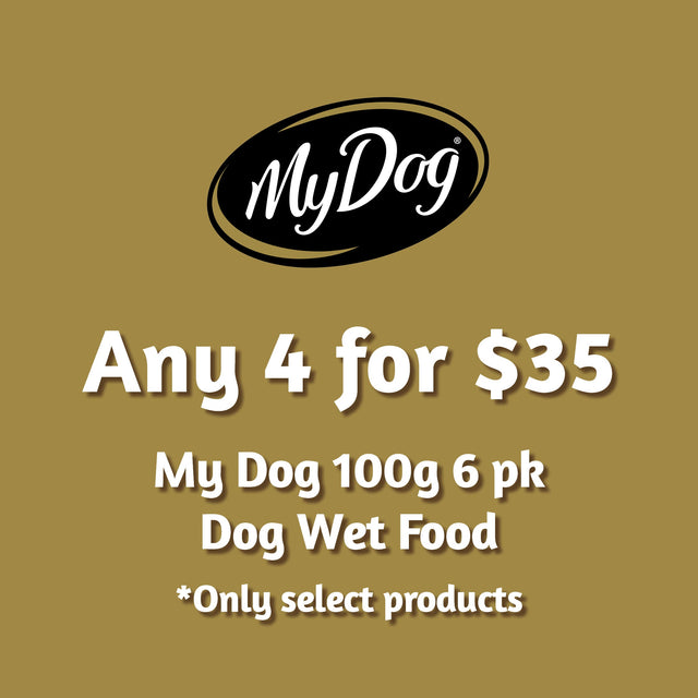 My Dog 100g x 6pk Dog Wet Food Multi-Buy - 4 for $35