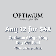 Collection image for: Optimum 700g Dog Wet Food Multi-Buy - Any 12 for $48
