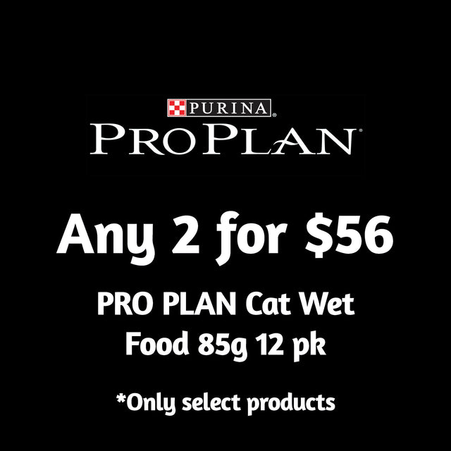PRO PLAN Cat Wet Food 12 x 85g Multi-Buy 2 for $56