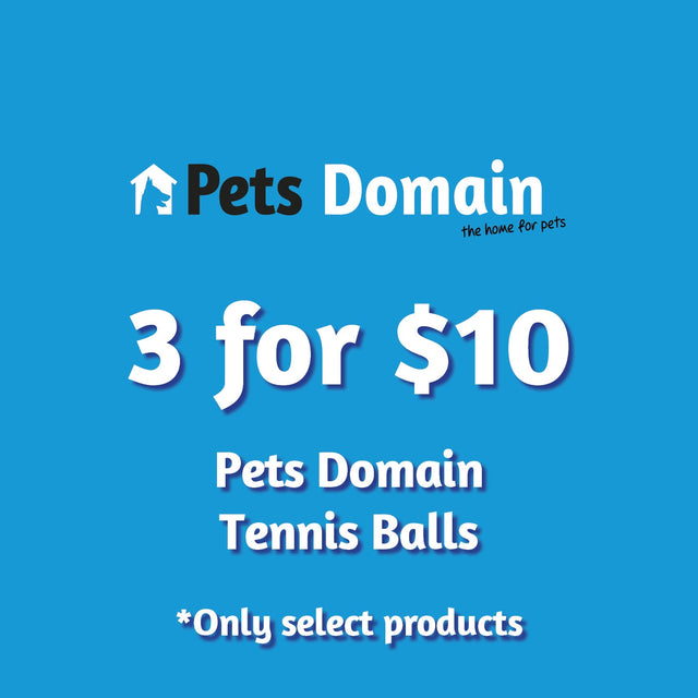 Pets Domain Tennis Balls Multi-Buy - 3 for $10