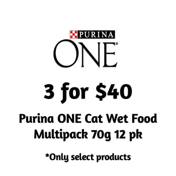 Purina ONE Cat Wet Food Multipack 12 x 70g Multi-Buy 3 for $40