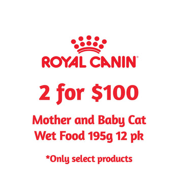 Royal Canin Mother and Baby Cat Wet Food 12 x 195g Multi-Buy 2 for $100