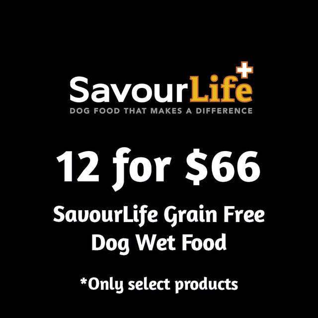 SavourLife Grain Free Dog Wet Food Multi-Buy - 12 for $66
