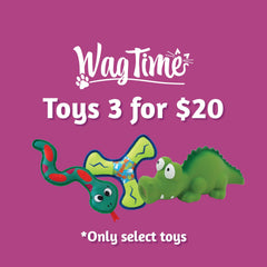 Collection image for: WagTime Dog Toys 3 for $20
