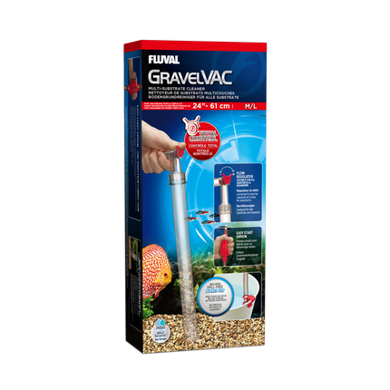 Fluval - Gravel Vac Multi-Surface Substrate Cleaner (Medium/Large)