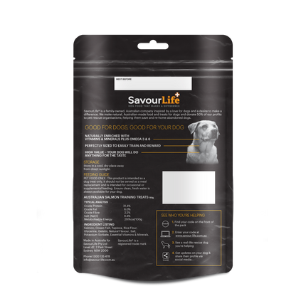 SavourLife - Australian Salmon Training Treats (150g)