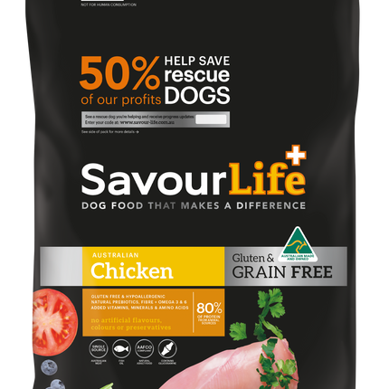 SavourLife - Grain Free Chicken Dog Dry Food (2.5kg)
