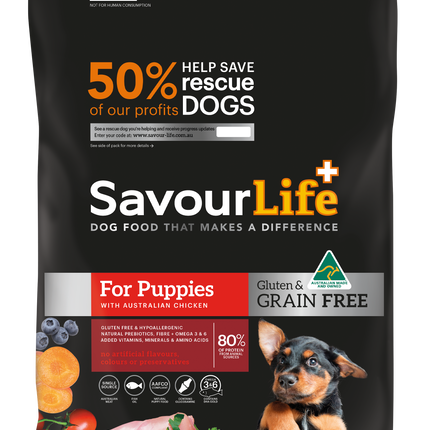SavourLife - Grain Free Chicken Puppy Dry Food (2.5kg)