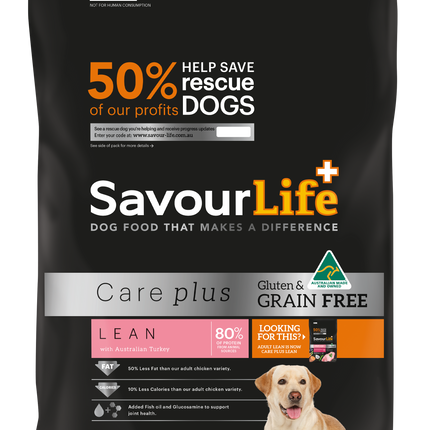 SavourLife - Grain Free Turkey CarePlus Lean Dog Dry Food (2.5kg)