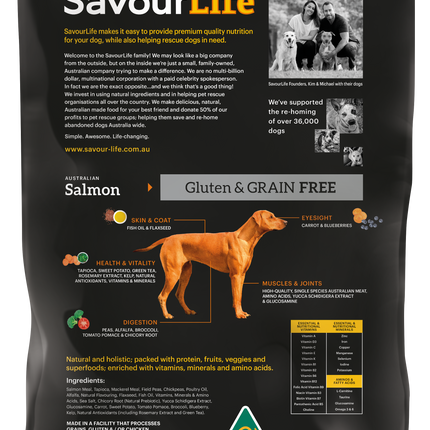 SavourLife - Grain Free Salmon Dog Dry Food (10kg)