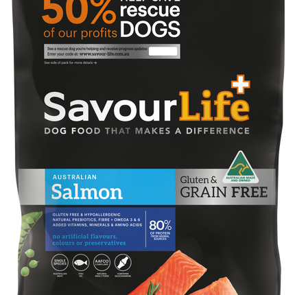 SavourLife - Grain Free Salmon Dog Dry Food (10kg)