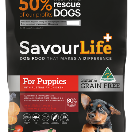 SavourLife - Grain Free Chicken Puppy Dry Food (10kg)