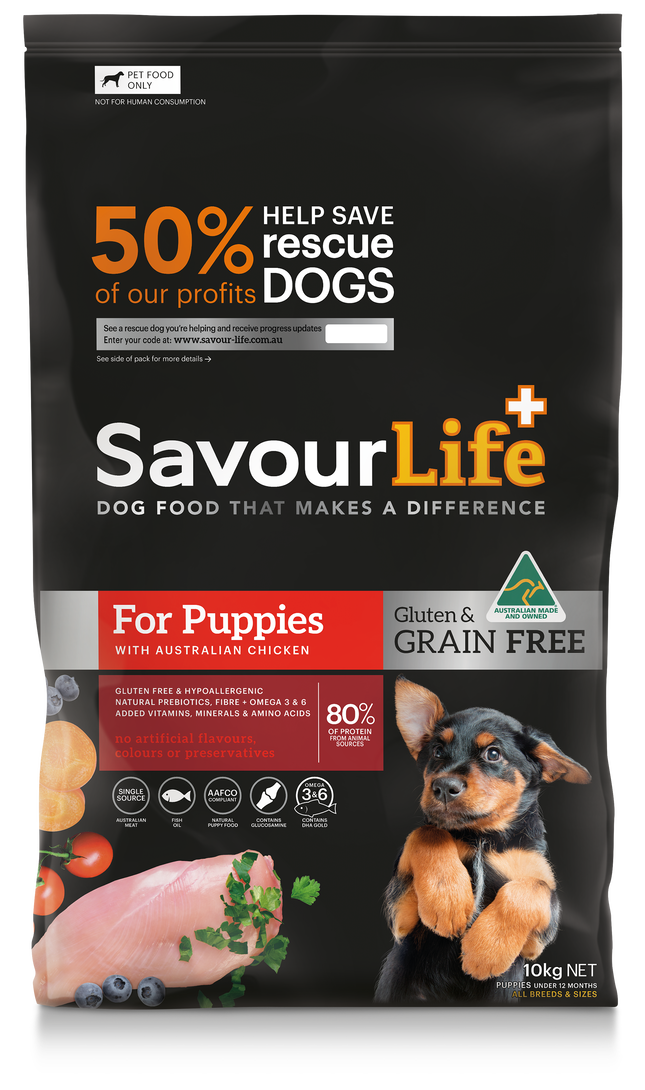 SavourLife - Grain Free Chicken Puppy Dry Food (10kg)