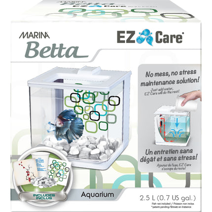 Marina - EZ Care Betta Kit (White)