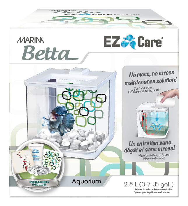 Marina - EZ Care Betta Kit (White)