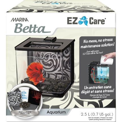 Marina - EZ Care Betta Kit (Black)