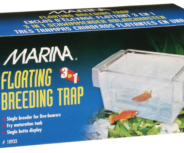 Breeder Box Guppy Breeding Tank Marina Floating 3-in-1 Guppy
