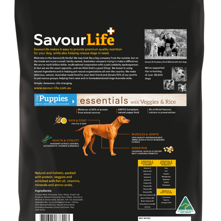 SavourLife - Essentials Chicken Puppy Dry Food (3kg)