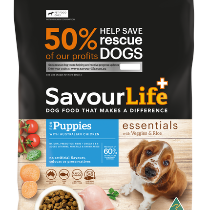 SavourLife - Essentials Chicken Puppy Dry Food (3kg)