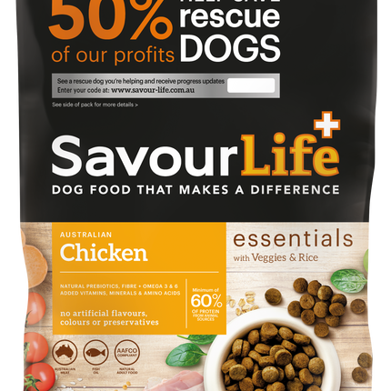 SavourLife - Essentials Chicken Dog Dry Food (15kg)